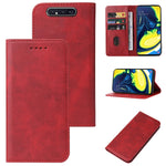 Custodia per telefono in pelle con chiusura magnetica, For Samsung Galaxy A90 / A80