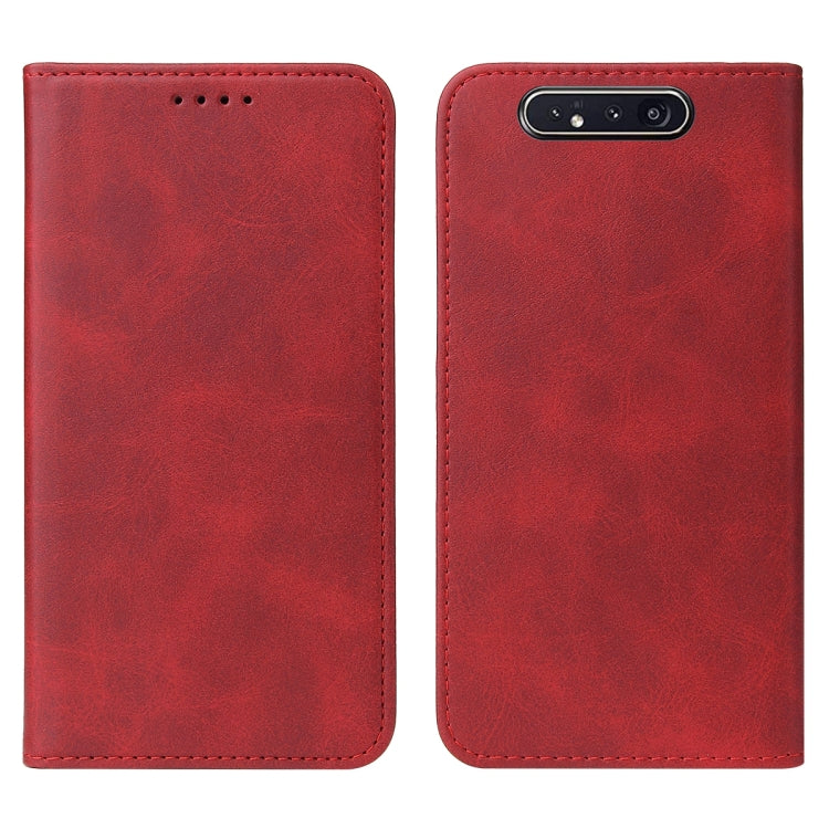 Custodia per telefono in pelle con chiusura magnetica, For Samsung Galaxy A90 / A80