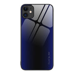 Custodia per cellulare in TPU con vetro sfumato, For iPhone 12 Pro Max, For iPhone 11, For iPhone 11 Pro Max, For iPhone XR