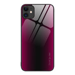 Custodia per cellulare in TPU con vetro sfumato, For iPhone 12 Pro Max, For iPhone 11, For iPhone 11 Pro Max, For iPhone XR