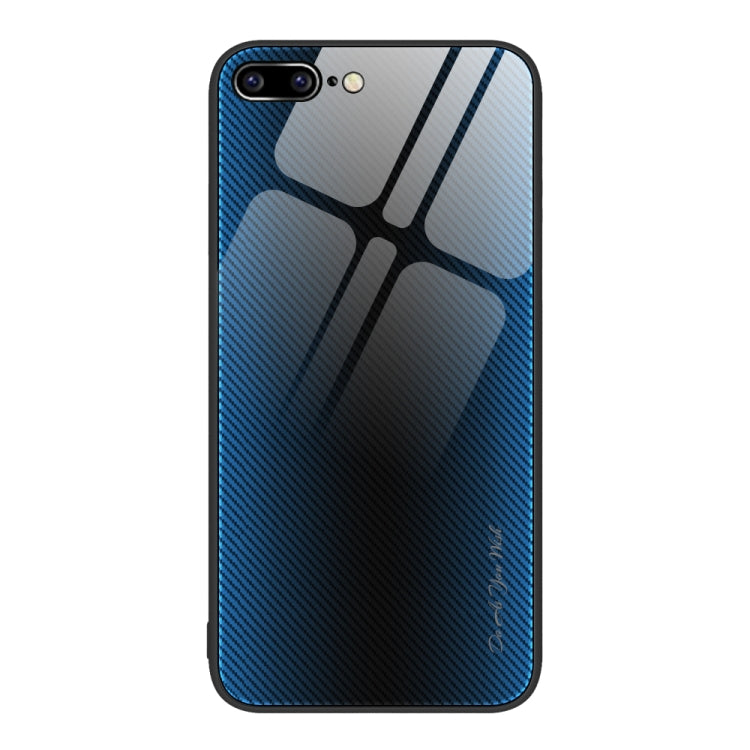 Custodia per cellulare in TPU con vetro sfumato, For iPhone 8 Plus / 7 Plus