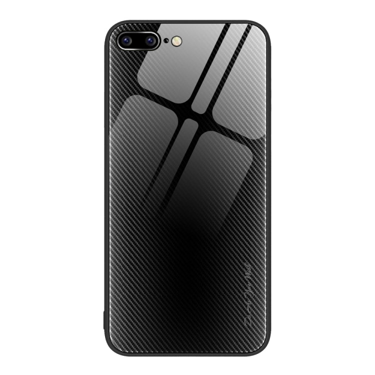 Custodia per cellulare in TPU con vetro sfumato, For iPhone 8 Plus / 7 Plus