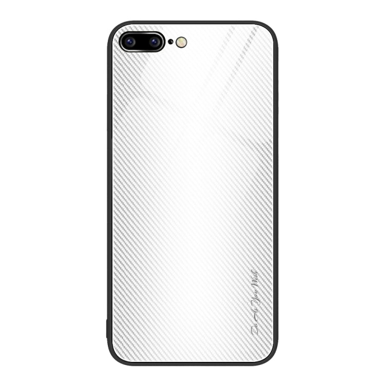 Custodia per cellulare in TPU con vetro sfumato, For iPhone 8 Plus / 7 Plus