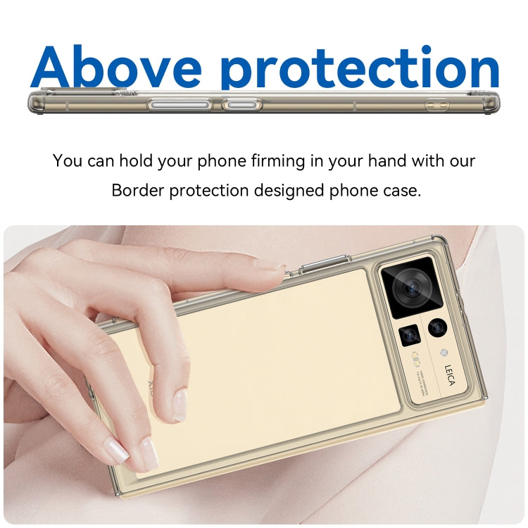 Custodia per telefono in acrilico + TPU serie colorata, For Xiaomi Mix Fold 2