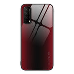 Custodia per cellulare in TPU con vetro sfumato, For Huawei Enjoy 20 SE, For Huawei Enjoy 20 5G, For Huawei Maimang 10, For Honor 20 Pro