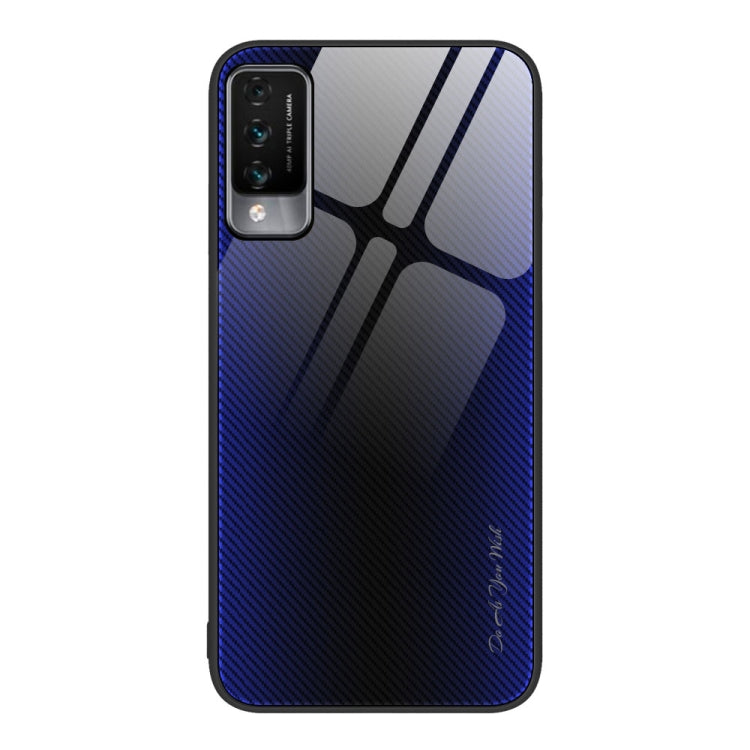 Custodia per cellulare in TPU con vetro sfumato, For Huawei Enjoy 20 SE, For Huawei Enjoy 20 5G, For Huawei Maimang 10, For Honor 20 Pro