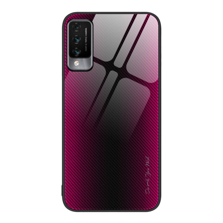 Custodia per cellulare in TPU con vetro sfumato, For Huawei Enjoy 20 SE, For Huawei Enjoy 20 5G, For Huawei Maimang 10, For Honor 20 Pro