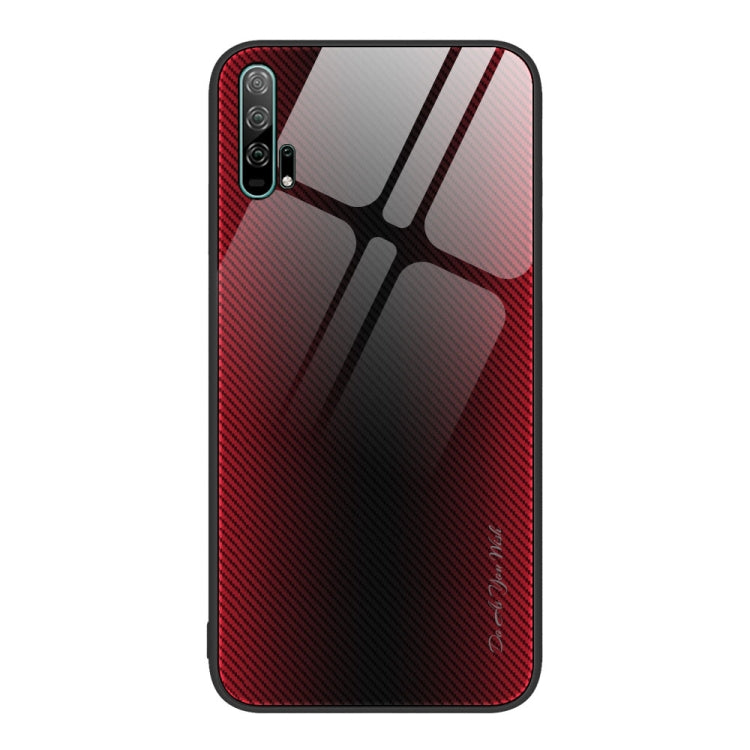 Custodia per cellulare in TPU con vetro sfumato, For Huawei Enjoy 20 SE, For Huawei Enjoy 20 5G, For Huawei Maimang 10, For Honor 20 Pro
