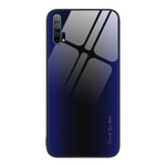 Custodia per cellulare in TPU con vetro sfumato, For Huawei Enjoy 20 SE, For Huawei Enjoy 20 5G, For Huawei Maimang 10, For Honor 20 Pro
