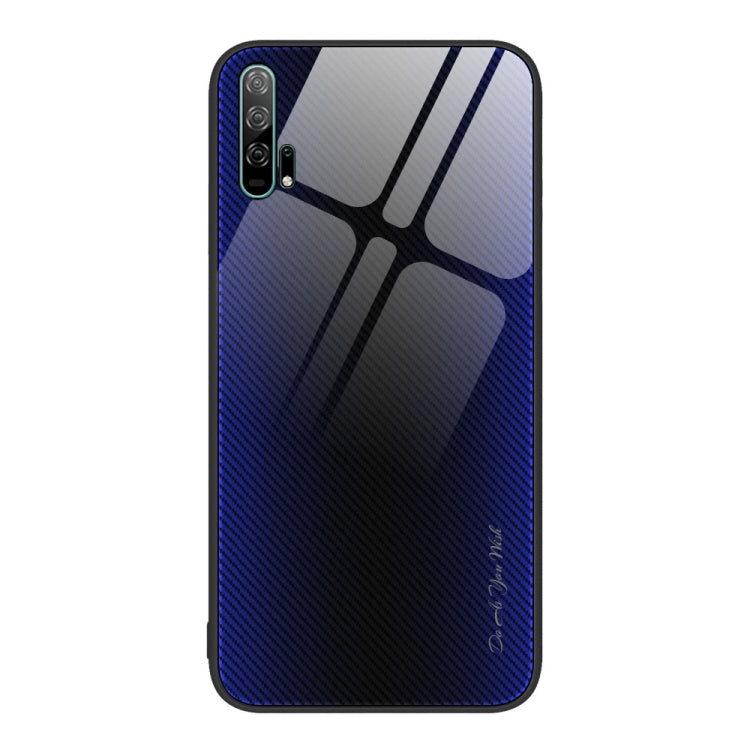 Custodia per cellulare in TPU con vetro sfumato, For Huawei Enjoy 20 SE, For Huawei Enjoy 20 5G, For Huawei Maimang 10, For Honor 20 Pro