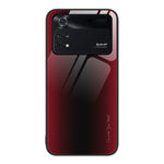 Custodia per cellulare in TPU con vetro sfumato, For Xiaomi Poco M4 Pro, For Xiaomi Poco M4 Pro 5G, For Xiaomi Poco X4 Pro 5G, For Xiaomi Redmi 10C