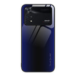 Custodia per cellulare in TPU con vetro sfumato, For Xiaomi Poco M4 Pro, For Xiaomi Poco M4 Pro 5G, For Xiaomi Poco X4 Pro 5G, For Xiaomi Redmi 10C
