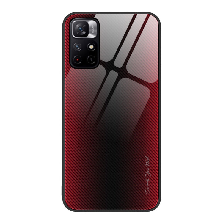 Custodia per cellulare in TPU con vetro sfumato, For Xiaomi Poco M4 Pro, For Xiaomi Poco M4 Pro 5G, For Xiaomi Poco X4 Pro 5G, For Xiaomi Redmi 10C