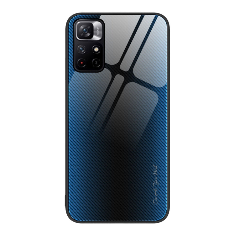 Custodia per cellulare in TPU con vetro sfumato, For Xiaomi Poco M4 Pro, For Xiaomi Poco M4 Pro 5G, For Xiaomi Poco X4 Pro 5G, For Xiaomi Redmi 10C