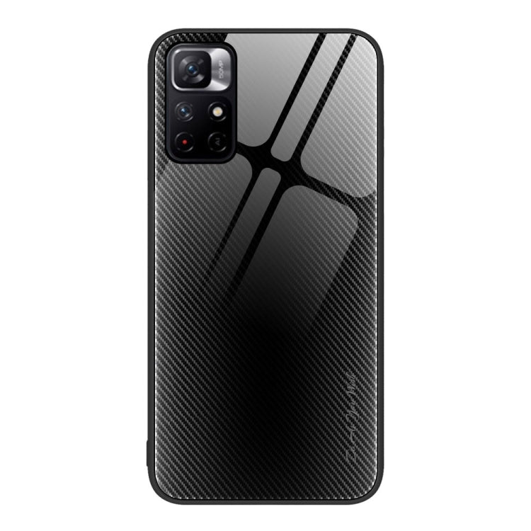 Custodia per cellulare in TPU con vetro sfumato, For Xiaomi Poco M4 Pro, For Xiaomi Poco M4 Pro 5G, For Xiaomi Poco X4 Pro 5G, For Xiaomi Redmi 10C