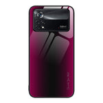 Custodia per cellulare in TPU con vetro sfumato, For Xiaomi Poco M4 Pro, For Xiaomi Poco M4 Pro 5G, For Xiaomi Poco X4 Pro 5G, For Xiaomi Redmi 10C