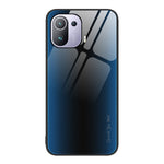 Custodia per cellulare in TPU con vetro sfumato, For Xiaomi Redmi Note 11T Pro, For Xiaomi 11T Pro, For Xiaomi Mi 11 Ultra, For Xiaomi 12 Pro