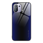 Custodia per cellulare in TPU con vetro sfumato, For Xiaomi Redmi Note 11T Pro, For Xiaomi 11T Pro, For Xiaomi Mi 11 Ultra, For Xiaomi 12 Pro