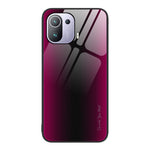 Custodia per cellulare in TPU con vetro sfumato, For Xiaomi Redmi Note 11T Pro, For Xiaomi 11T Pro, For Xiaomi Mi 11 Ultra, For Xiaomi 12 Pro