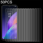 50 pellicole in vetro temperato da 0,26 mm 9H 2,5D, For TCL 30XL 2022 (50 PCS), For Xiaomi Redmi A2 / A2+ / A1 / A1+ / Xiaomi Poco C50 / C51 (50 PCS)