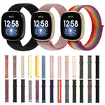 Cinturino per orologio con fibbia in gomma di nylon, For Fitbit Versa 3