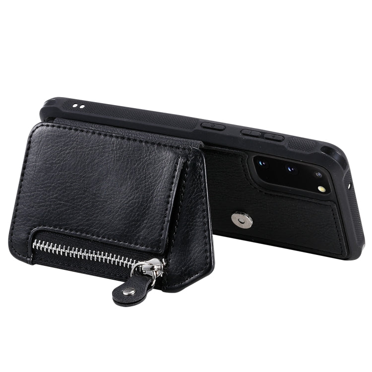 Custodia portafoglio antiurto con doppia fibbia Galaxy S20