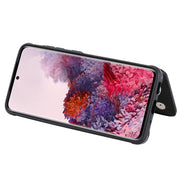 Custodia portafoglio antiurto con doppia fibbia per Galaxy S20