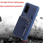 Custodia portafoglio antiurto con doppia fibbia Galaxy S20
