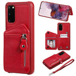 Custodia portafoglio antiurto con doppia fibbia Galaxy S20