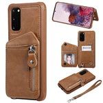 Custodia portafoglio antiurto con doppia fibbia Galaxy S20
