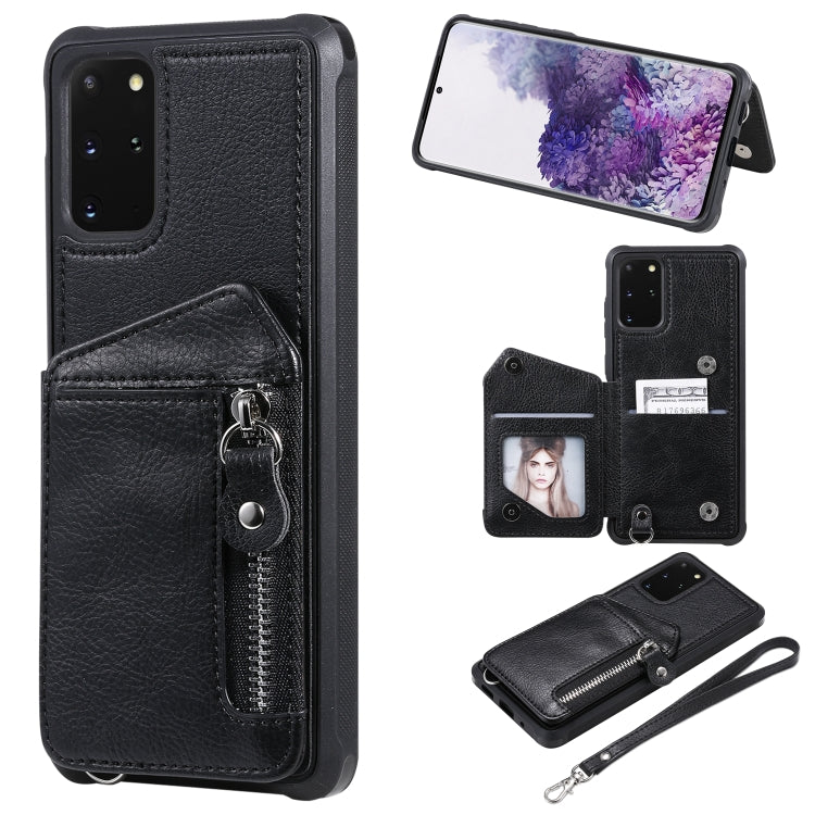 Custodia portafoglio antiurto con doppia fibbia Galaxy S20
