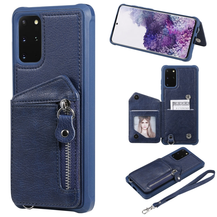 Custodia portafoglio antiurto con doppia fibbia Galaxy S20