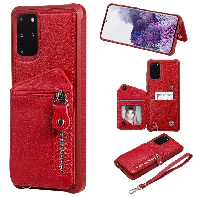 Custodia portafoglio antiurto con doppia fibbia Galaxy S20