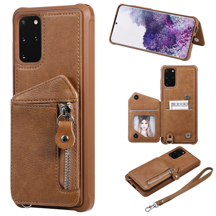 Custodia portafoglio antiurto con doppia fibbia Galaxy S20