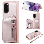 Custodia portafoglio antiurto con doppia fibbia Galaxy S20