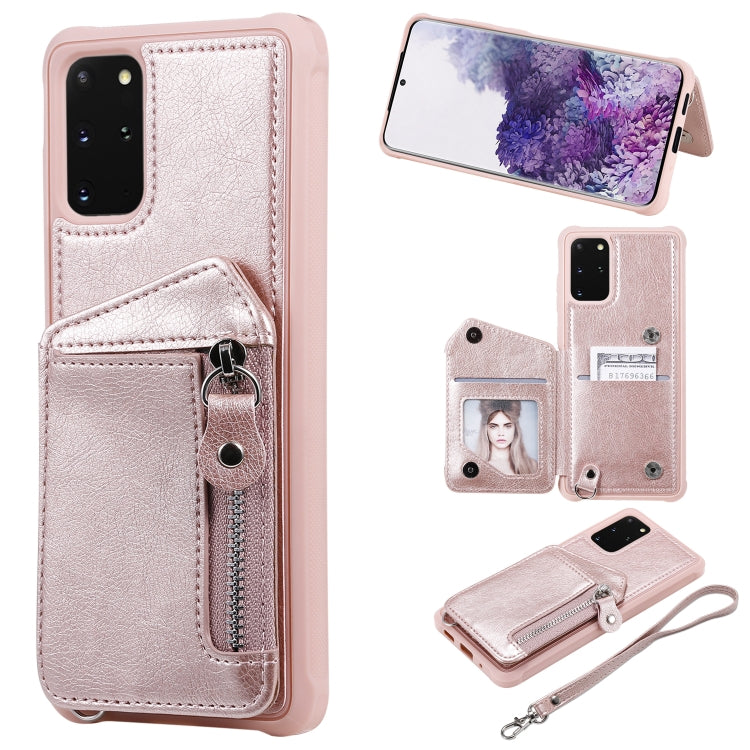 Custodia portafoglio antiurto con doppia fibbia Galaxy S20