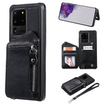 Custodia portafoglio antiurto con doppia fibbia Galaxy S20