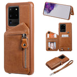 Custodia portafoglio antiurto con doppia fibbia Galaxy S20