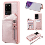 Custodia portafoglio antiurto con doppia fibbia Galaxy S20