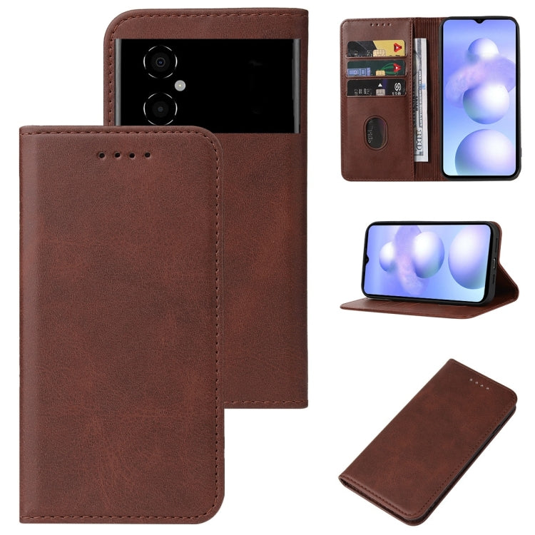 Custodia per telefono in pelle con chiusura magnetica, For Xiaomi Mi Mix 2S, For Xiaomi Poco M2, For Xiaomi Poco M4 5G, For Xiaomi Poco X2, For Xiaomi Poco X3 NFC / X3 / X3 Pro, For Xiaomi Poco X4 Pro 5G, For Xiaomi Redmi 9C