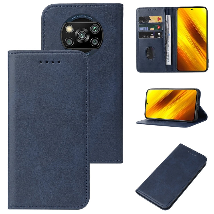 Custodia per telefono in pelle con chiusura magnetica, For Xiaomi Mi Mix 2S, For Xiaomi Poco M2, For Xiaomi Poco M4 5G, For Xiaomi Poco X2, For Xiaomi Poco X3 NFC / X3 / X3 Pro, For Xiaomi Poco X4 Pro 5G, For Xiaomi Redmi 9C