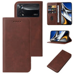 Custodia per telefono in pelle con chiusura magnetica, For Xiaomi Mi Mix 2S, For Xiaomi Poco M2, For Xiaomi Poco M4 5G, For Xiaomi Poco X2, For Xiaomi Poco X3 NFC / X3 / X3 Pro, For Xiaomi Poco X4 Pro 5G, For Xiaomi Redmi 9C