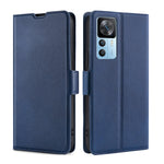 Custodia per telefono in pelle flip orizzontale con fibbia laterale ultrasottile, For OnePlus Ace Pro 5G, For TCL 305i, For Xiaomi Redmi K50 Ultra/Xiaomi 12T/Xiaomi 12T Pro, For Asus Zenfone 9, For Huawei nova Y90 4G