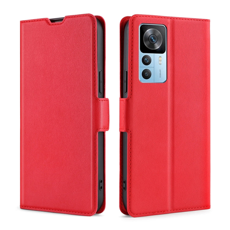 Custodia per telefono in pelle flip orizzontale con fibbia laterale ultrasottile, For OnePlus Ace Pro 5G, For TCL 305i, For Xiaomi Redmi K50 Ultra/Xiaomi 12T/Xiaomi 12T Pro, For Asus Zenfone 9, For Huawei nova Y90 4G