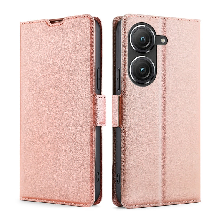 Custodia per telefono in pelle flip orizzontale con fibbia laterale ultrasottile, For OnePlus Ace Pro 5G, For TCL 305i, For Xiaomi Redmi K50 Ultra/Xiaomi 12T/Xiaomi 12T Pro, For Asus Zenfone 9, For Huawei nova Y90 4G