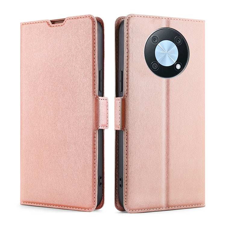 Custodia per telefono in pelle flip orizzontale con fibbia laterale ultrasottile, For OnePlus Ace Pro 5G, For TCL 305i, For Xiaomi Redmi K50 Ultra/Xiaomi 12T/Xiaomi 12T Pro, For Asus Zenfone 9, For Huawei nova Y90 4G
