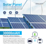 Telecamera IP ESCAM QF724 3MP con pannello solare