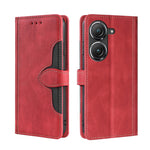 Custodia per telefono in pelle con fibbia magnetica Skin Feel, For OnePlus Ace Pro 5G, For TCL 305i, For Xiaomi Redmi K50 Ultra/Xiaomi 12T/Xiaomi 12T Pro, For Asus Zenfone 9, For Huawei nova Y90 4G