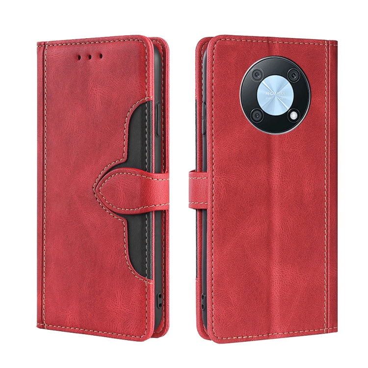 Custodia per telefono in pelle con fibbia magnetica Skin Feel, For OnePlus Ace Pro 5G, For TCL 305i, For Xiaomi Redmi K50 Ultra/Xiaomi 12T/Xiaomi 12T Pro, For Asus Zenfone 9, For Huawei nova Y90 4G
