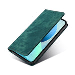 Custodia per telefono in pelle magnetica con spazzola antifurto RFID, For OnePlus Ace Pro 5G, For TCL 305i, For Xiaomi Redmi K50 Ultra/Xiaomi 12T/Xiaomi 12T Pro, For Asus Zenfone 9, For Huawei nova Y90 4G